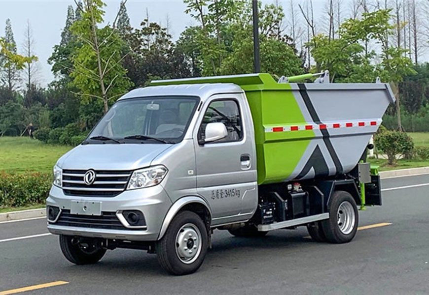 東風(fēng)小康3方后裝高位掛桶無泄漏垃圾車